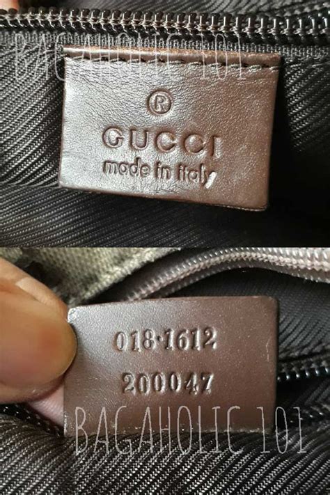 gucci serial number meaning|how to tell if gucci bag is real.